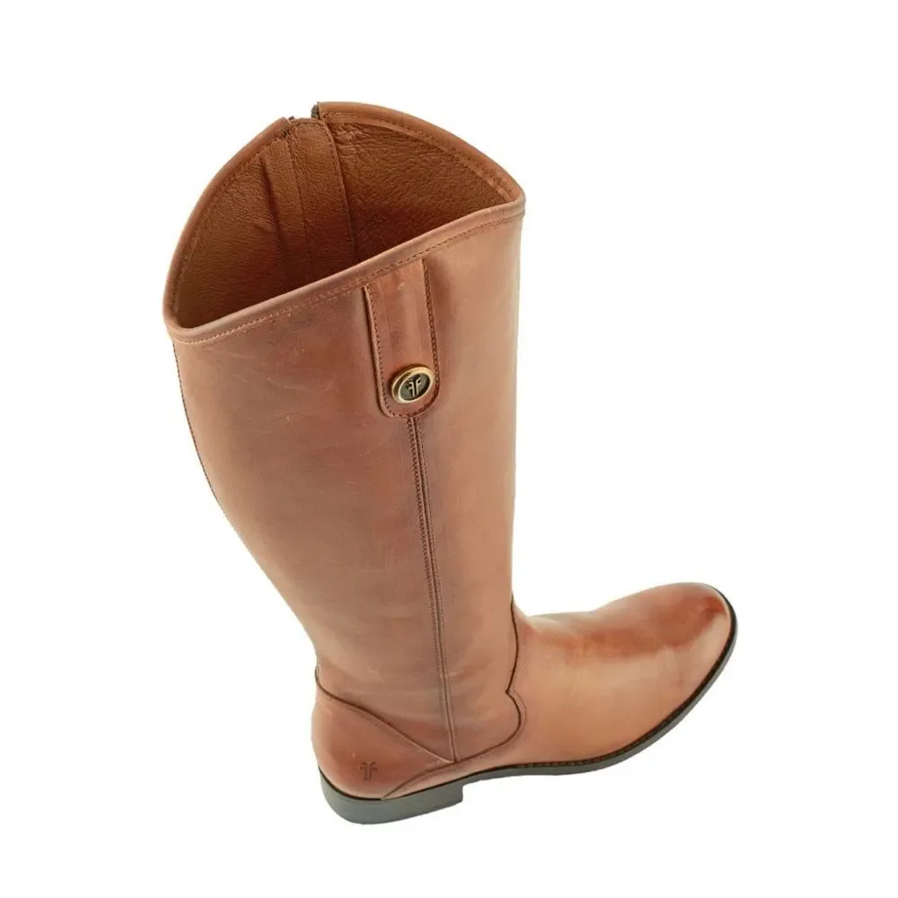 Frye exposed stitching